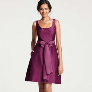 Silk Dupioni Scoop Neck Dress size 16